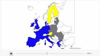 Animated map: Member state of the European Union 1958 - 2014