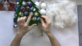 МК Новогодняя ёлочка - Материалы и инструменты