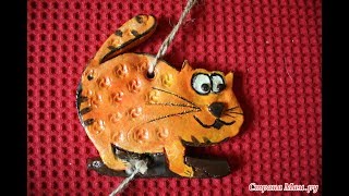 кот из теста