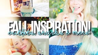 Fall Inspiration! DIY Fall Drinks, Snacks, Outfit Ideas + More!
