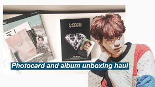 kpop album and photocard unboxing haul // exo & nct