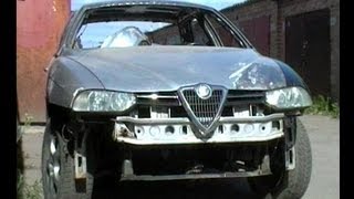 Рихтовка Альфа Ромэо 156 - Слайд-шоу. Кузовной ремонт. BODY REPAIR