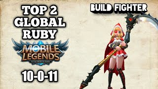 TOP 2 GLOBAL RUBY | TUTORIAL MOBILE LEGENDS | HD