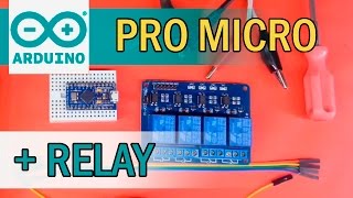 Как подключить реле к Arduino Pro Micro