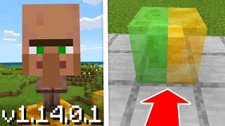 БЛОК МЁДА и ПЧЁЛЫ в MINECRAFT PE 1.14.0.1