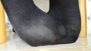 Dirty Sweaty black socks