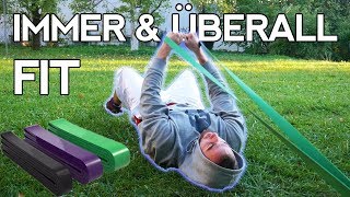 8 Übungen mit Fitnessband / Widerstandsband - Ganzkörper Training - Resistance Band