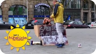 FREIWILLIG OBDACHLOS | SAT.1 Frühstücksfernsehen