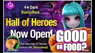 SUMMONERS WAR : Isael the Dark Succubus Hall of Heroes - Good or Food?