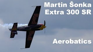 Martin Sonka aerobatics - Extra 300 SR, Airshow Chotebor 2017