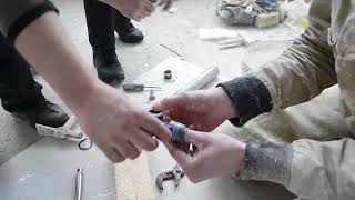 Замена ремкомплекта на Graco Mark V часть 2. Graco repair kit. Part 2.