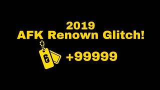 *New 2019* R6 Siege Renown Glitch! (Console)