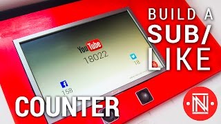 Make a Facebook/Social Media Follower Tracker || DIY