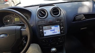 Установка Android Магнитолы в Ford Fiesta mk6.5 (2006-2008) и камеры заднего хода
