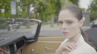 Behind the scenes with Coco Rocha for ROBERTO BRAVO inspiring campaign