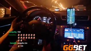 Bratishkinoff катается с друзьями и девушкой по ночной Москве (Ч1)