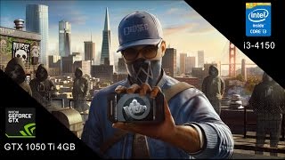 Watch Dogs 2 Various Settings On GTX 1050 Ti - i3 4150 - 8GB