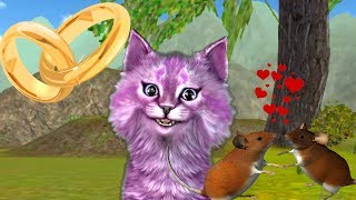 СИМУЛЯТОР Маленькой МЫШИ #3 МЫШИ ПОЖЕНИЛИСЬ говорящая КОШКА ЛАНА играет