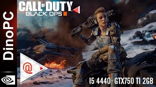 Call of Duty  Black Ops 3 Core I5 4440 + GTX750 TI 2GB - PC Gamer VERSA