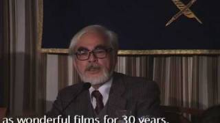 Hayao Miyazaki press conference (Part 1)