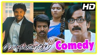 Vellakkara Durai Movie Comedy Scene | Soori Latest Comedy | Vikram Prabhu advertises the business