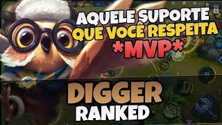 DIGGER - MODO RANQUEADO + O TERROR DO AKAI / Mobile Legends