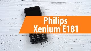 Распаковка Philips Xenium E181 / Unboxing Philips Xenium E181