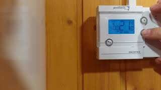 Как настроить комнатный термостат Exacontrol 7 Protherm