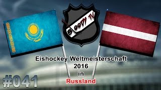 EISHOCKEY WM 2016 #041 - Kasachstan - Lettland ★ Let's Play IIHF 2016