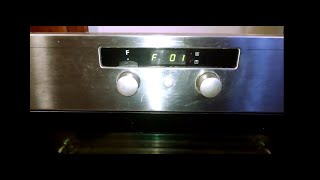 Ремонт духового шкафа. Ошибка F-01.  Whirpool FXTM6.  не работает нижний тэн