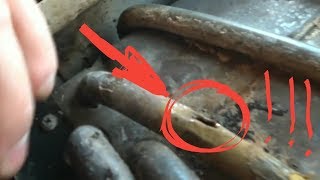 Как устранить течь газовой колонки, без пайки, подручными средствами.