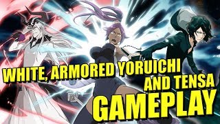 Bleach Brave Souls WHITE ICHIGO, TENSA and ARMORED YORUICHI GAMEPLAY!