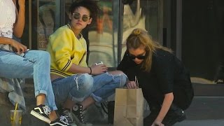 Kristen Stewart and Stella Maxwell in Los Angeles