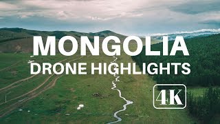 Highlights of Mongolia from Above | Drone | DJI Mavic Pro | 4K