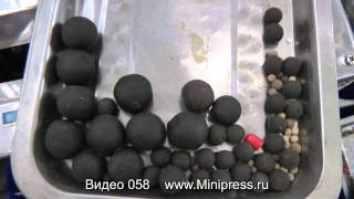 ?Машина для производства бойлов и драже до 25 мм Minipress.ru