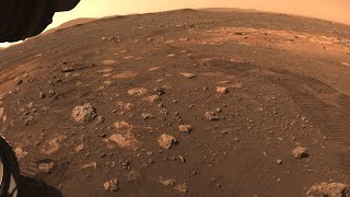 Perseverance’s first drive on Mars