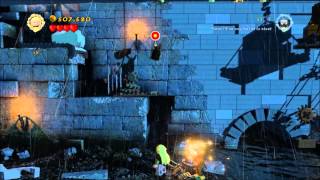 Helm's Deep - 10 Minikits, 3 Treasure, Red Brick Character Studs, Mithril Fire Bow- Lego LOTR