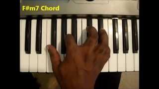 How To Play F#m7 Chord (F Sharp Minor Seven) On Piano & Keyboard