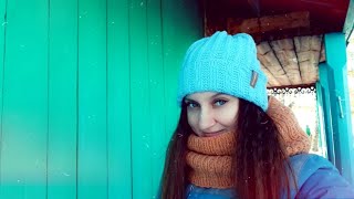Красивая весенняя шапка. Вяжем спицами. Мастер-Класс