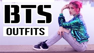 Imitando OUTFITS de BTS (Girl version) ♡  Outfits KPOP #2