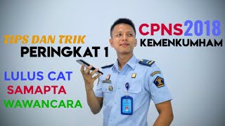 TIPS DAN STRATEGI LULUS CPNS KEMENKUMHAM 2019