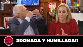 *FUERTISIMO CRUCE* Arietto se quiso pasar de viva y Campolongo la ubicó y la dejó recontra domadita