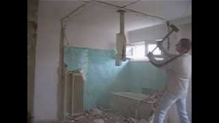 The B.F. beim Abbruch einer Innenwand