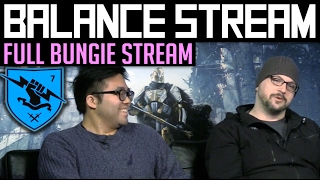 Destiny | BALANCE STREAM! - Full Bungie Update 2.5.0.2 Reveal Live Stream (8th February 2017)