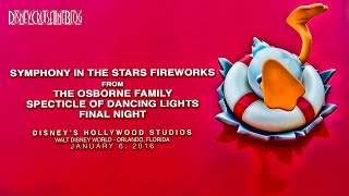 Osborne Symphony in the Stars Fireworks Osborne Lights Final Night 1/6/2016