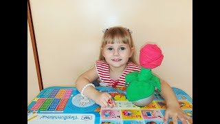 Цветок из полотенца или салфеток из микрофибры. Подарок на 8 марта. Flower of a towel on March 8