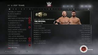 WWE 2K17 All Tag Teams