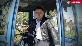 Это универсальный дизельный трактор! MasterYard M244 4WD (с кабиной) с отвалом и щеткой