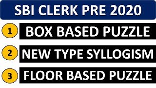 SBI CLERK PRE 2020 PUZZLES SESSION-12 || MEMORY BASED PUZZLES