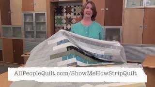 Skinny Strip Quilt: Show Me How